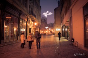 Les lumières de Noël de Bratislava - Photo de Gilderic