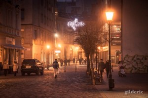 Les lumières de Noël de Bratislava - Photo de Gilderic