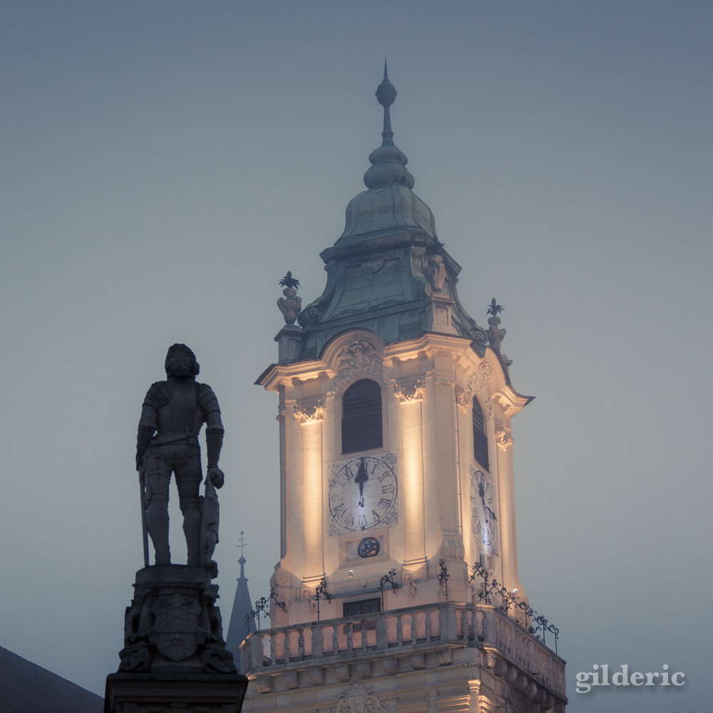 Les lumières de Noël de Bratislava - Photo de Gilderic