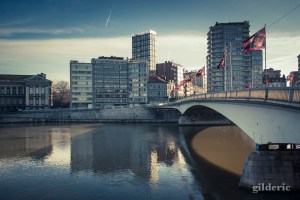 Un matin calme à Liège