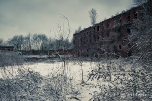 Fort de la Chartreuse (LIège, Belgique) sous la neige - photo : GIlderic