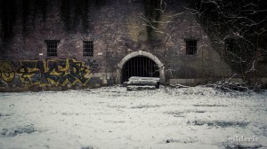 Fort de la Chartreuse (LIège, Belgique) sous la neige - photo : GIlderic