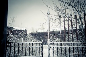 Fort de la Chartreuse (LIège, Belgique) sous la neige - photo : GIlderic