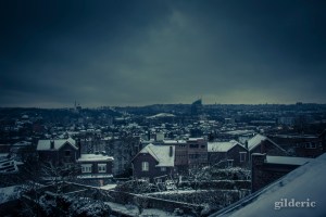 Winter Blues (Liège dans la neige) - Photo : Gilderic