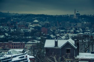 Winter Blues (Liège dans la neige) - Photo : Gilderic