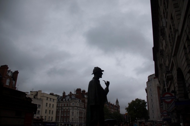 Statue de Sherlock Holmes, Baker Street, London - Photo : Gilderic 