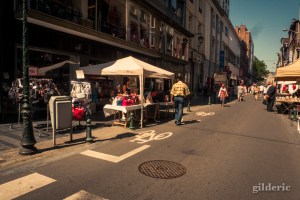 Braderie à Liège - Photo : Gilderic