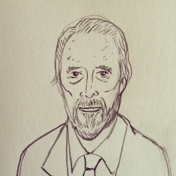 Christopher Lee (dessin au crayon  de Gilderic)