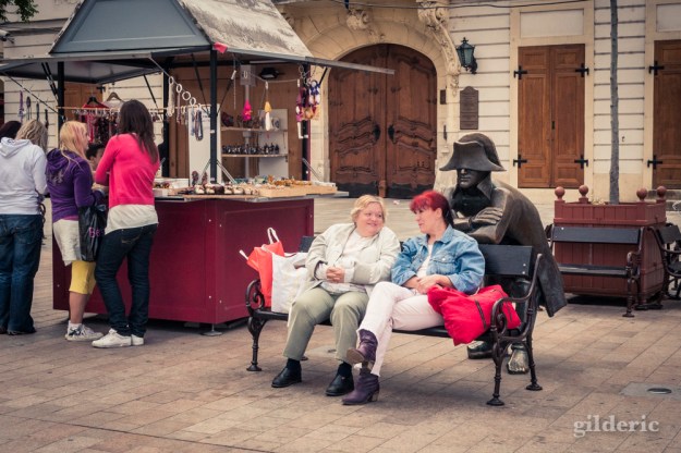 Statue de Napoléon, Bratislava - Photo : Gilderic