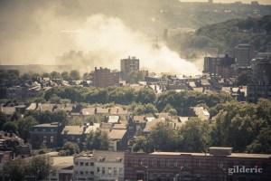 Fumée sur Liège - Photo : Gilderic