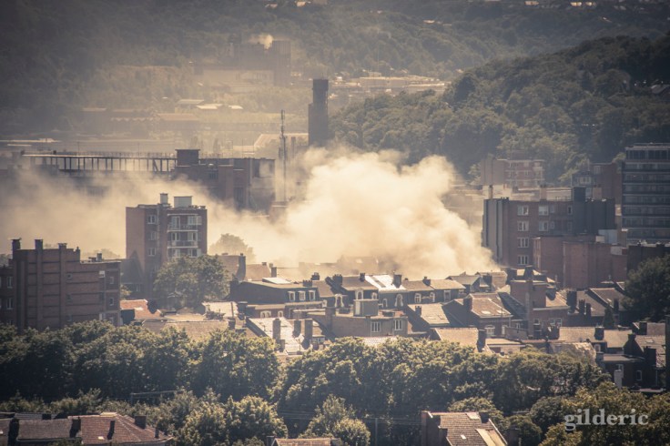 Liège brûle - Photo : Gilderic