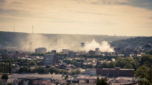 Incendie sur la ville - Photo : Gilderic