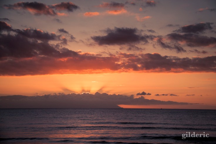 Coucher de soleil aux Canaries - Photo : Gilderic