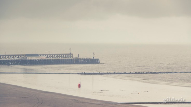 Temps pluvieux sur Blankenberge - Photo : Gilderic