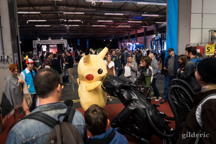 Pikachu & Krokmou à FACTS 2016