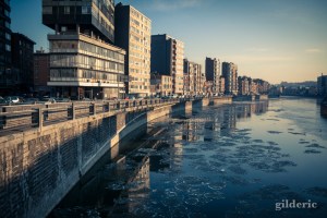 Ville glacée (Liège, Belgique)