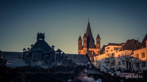 Fin de journée hivernale à Cologne