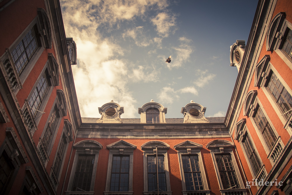 L'arrière de l'Hôtel de ville de Liège