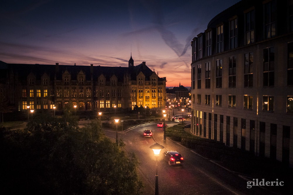 Le palais des Princes-Évêques, entre la nuit et le jour...