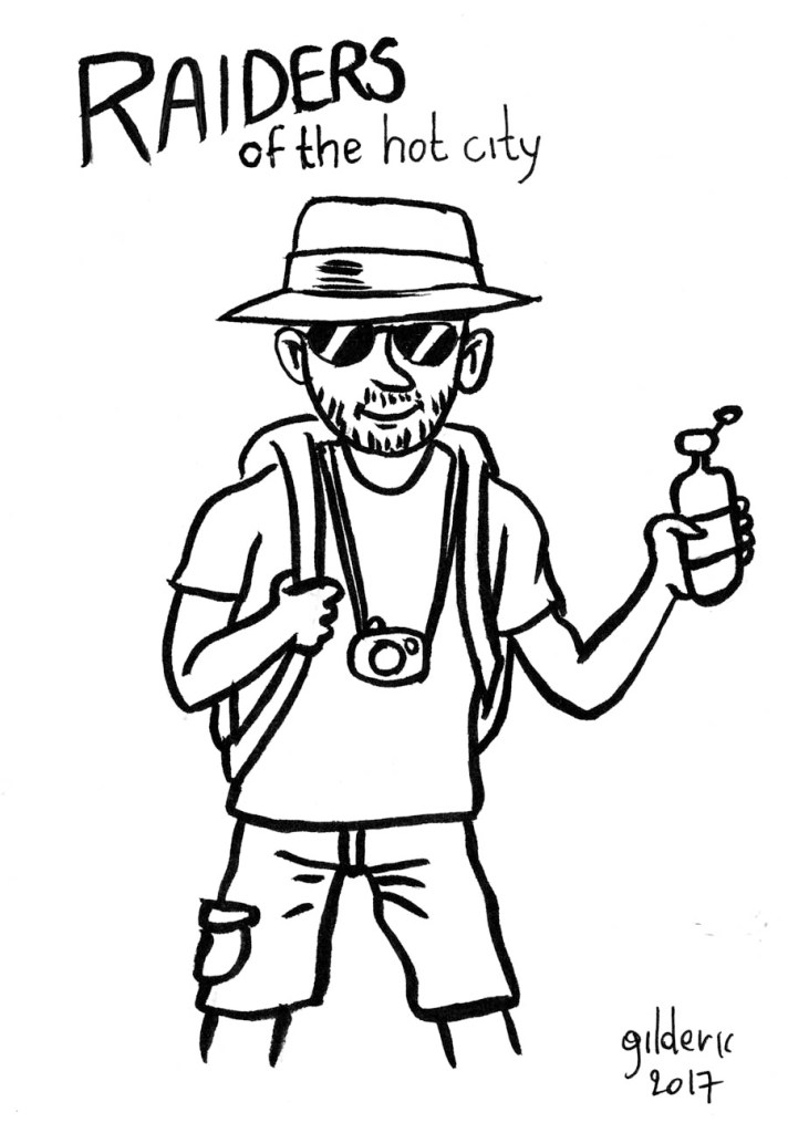 Le photographe aventurier (dessin)