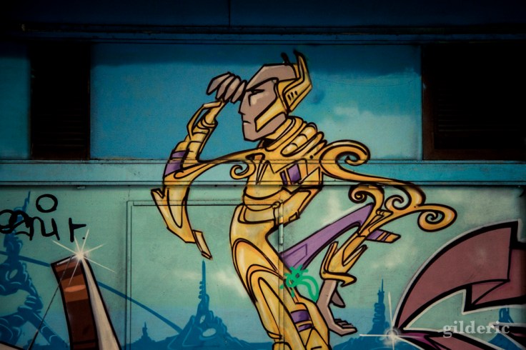 Détail d'un graffiti SF