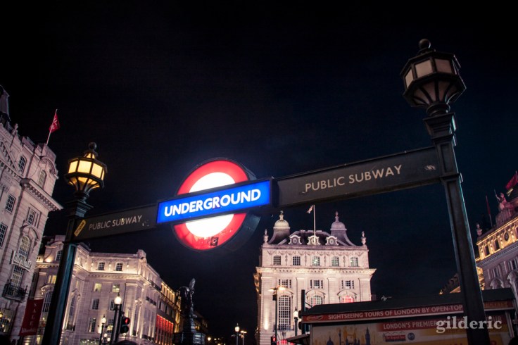 Entrée de métro, Piccadilly Circus
