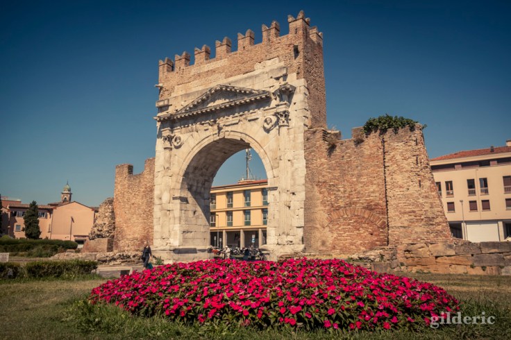 L'Arc d'Auguste à Rimini