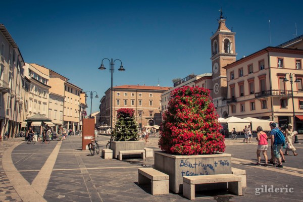Place des 3 Martyrs à Rimini