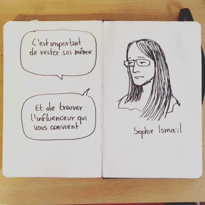 Sophie Ismaïl (dessin en live) au Café Numérique
