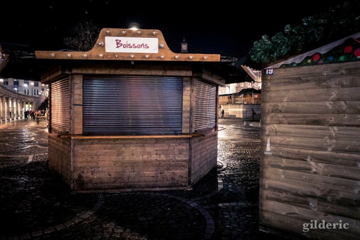 Quand le marché de Noël dort (Liège, Belgique)