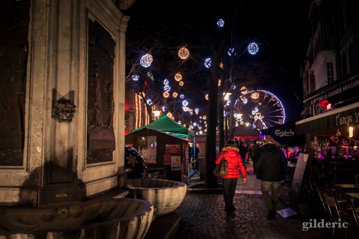 Village de Noël, place du Marché à Liège