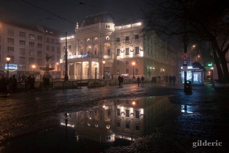 Réflection de l'Opéra de Bratislava