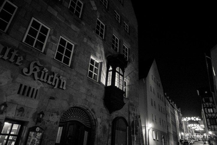 Architecture à Nuremberg (de nuit)