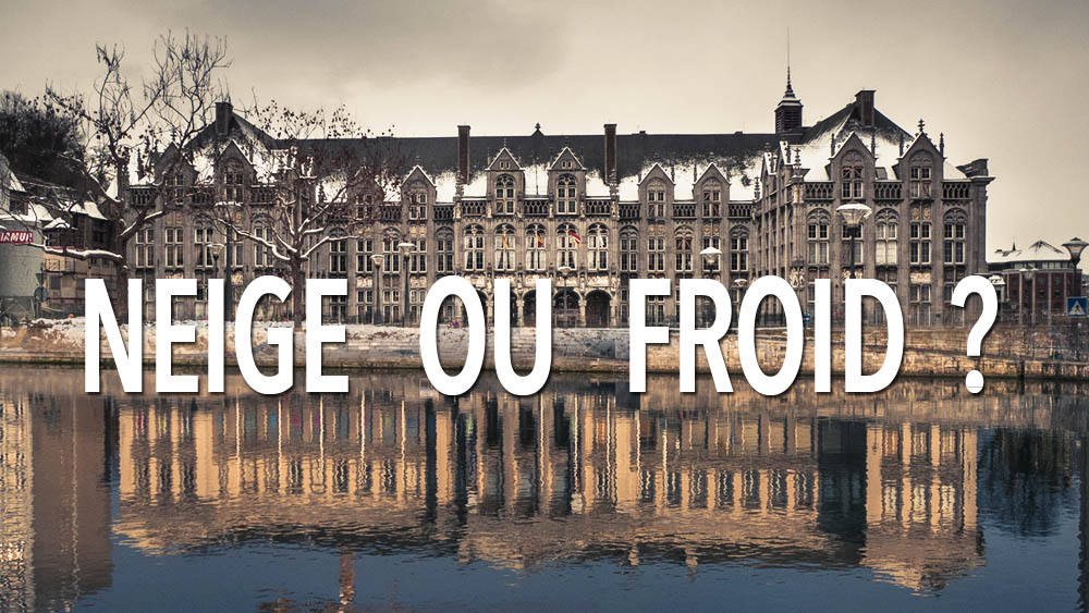 Liège sous la neige et par grand froid