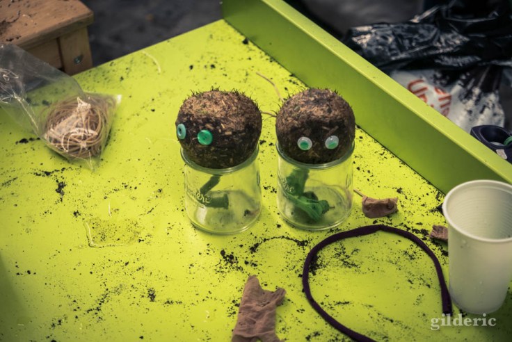 La Rue aux enfants en Neuvice (Liège) : jardinage et bricolage