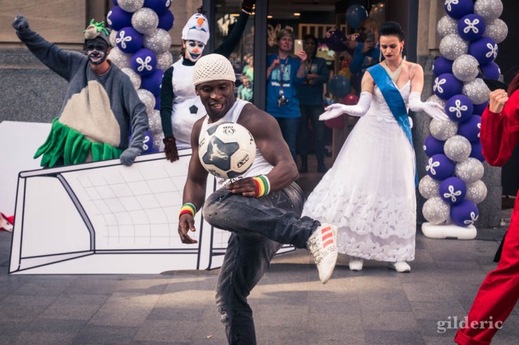 Street show sur le Meir à Anvers