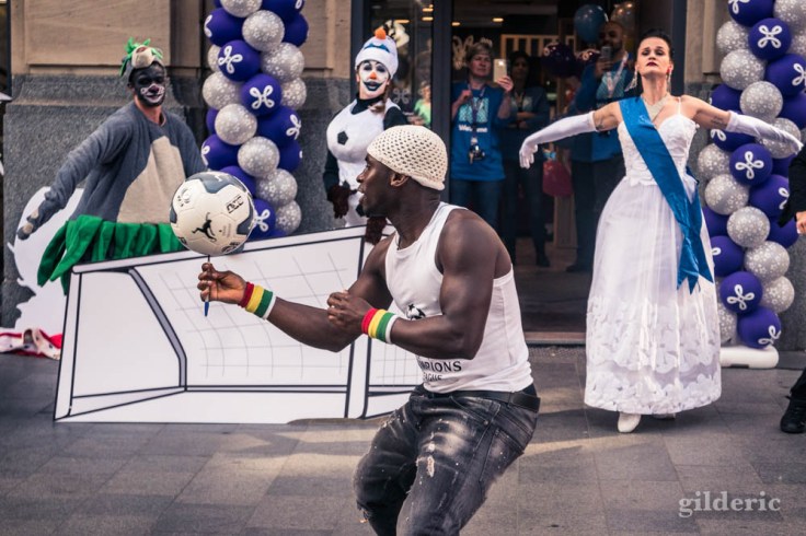 Street show sur le Meir à Anvers
