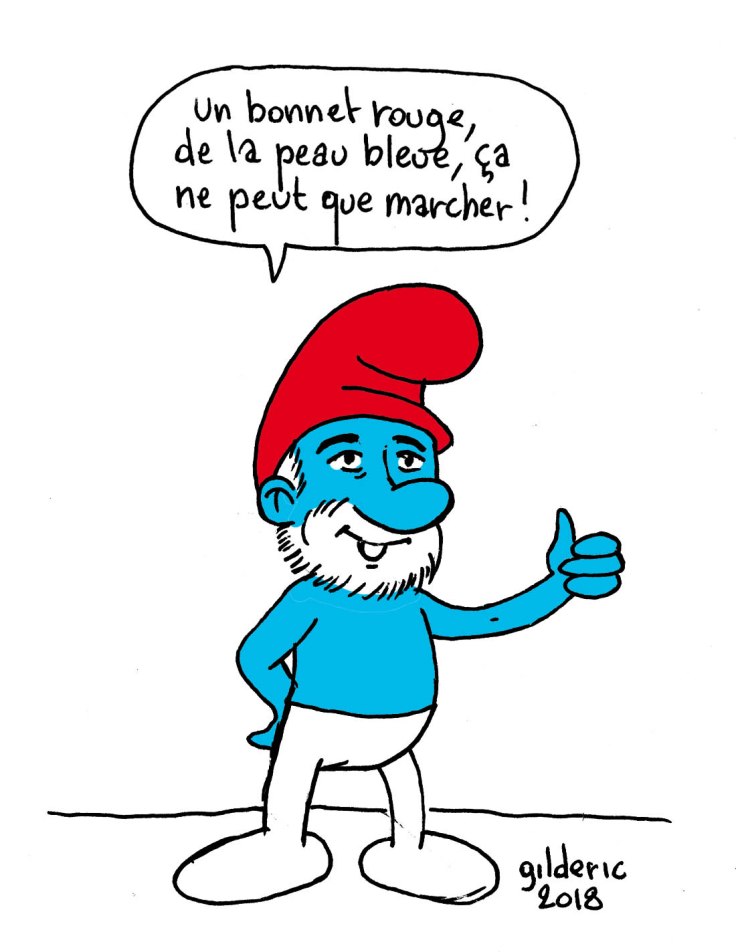 Réussir sa bande-annonce YouTube (dessin) : le schtroumpf plagiat (s'inspirer, pas imiter)