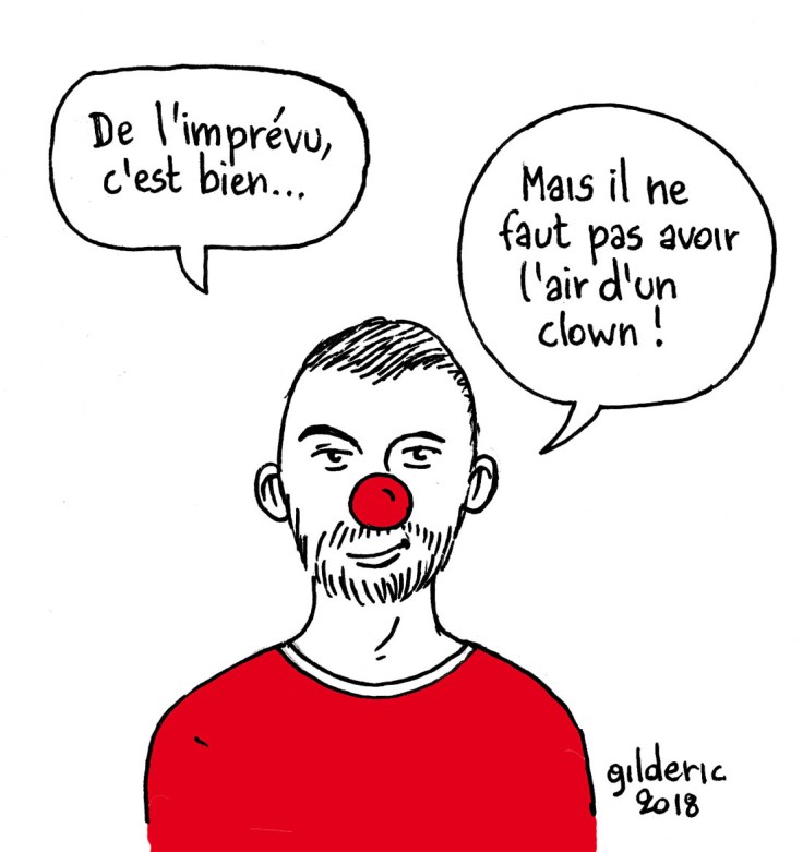Réussir sa bande-annonce YouTube (dessin) : ne pas avoir l'air d'un clown