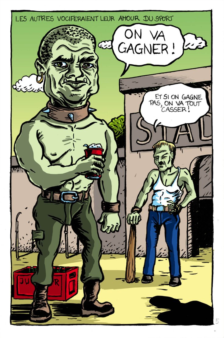 Fous de foot (un projet BD de Gilderic)