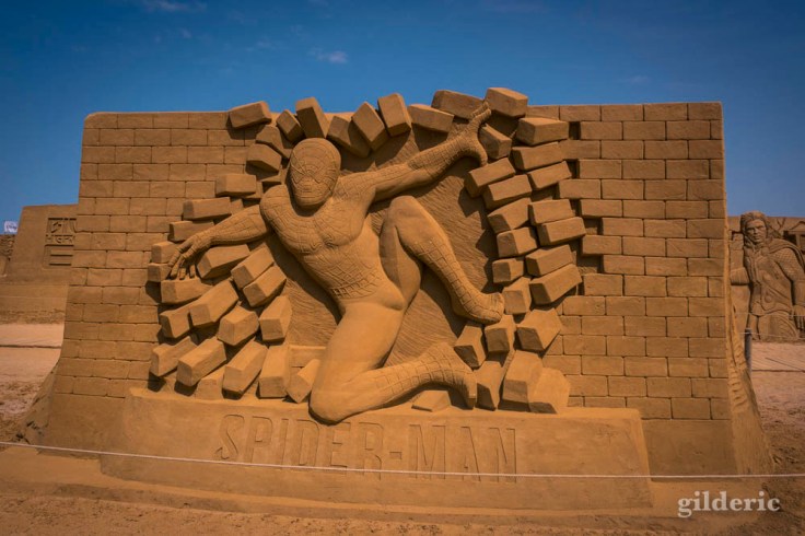 Disney Sand Magic 2018 à Ostende : Spiderman