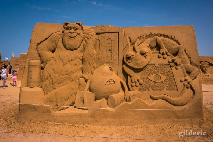 Disney Sand Magic 2018 à Ostende : Monster & Cie