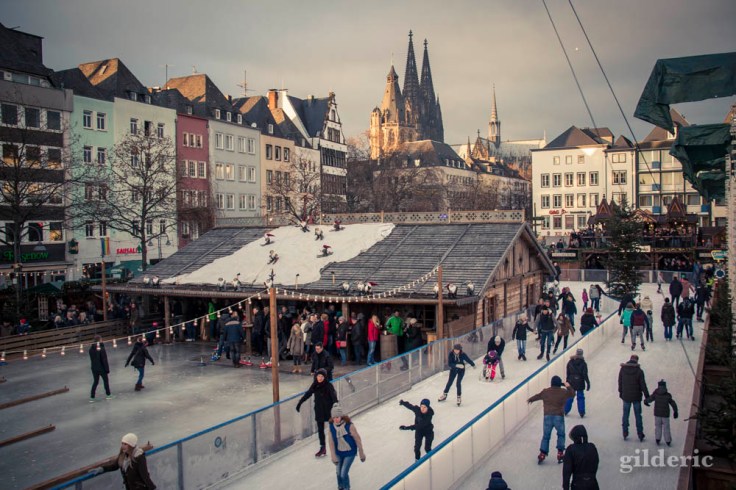Sur le marché de Noël de Cologne