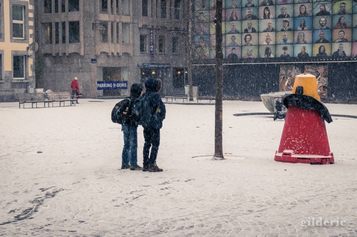 Il neige sur Liège (janvier 2019)