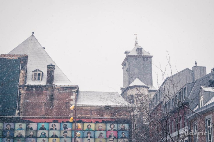 Il neige sur Liège (janvier 2019)