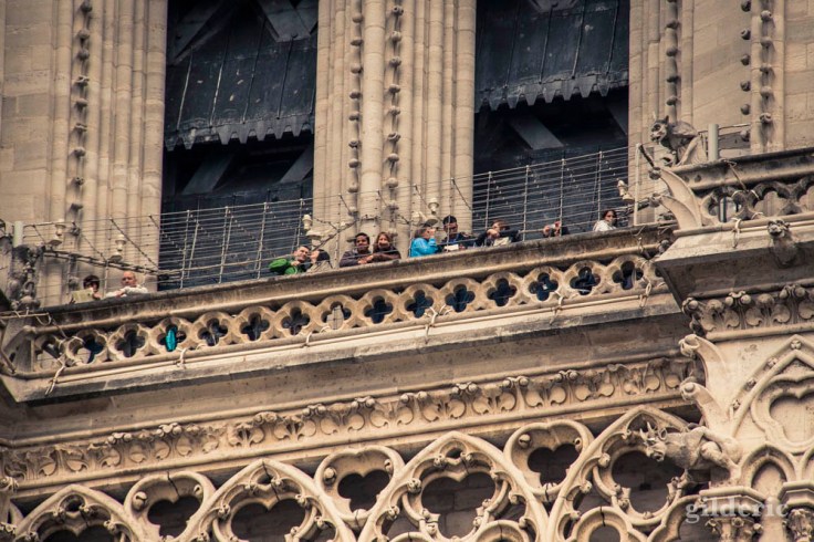 Les touristes de Notre-Dame