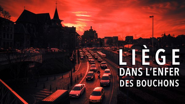 Liège dans l'enfer des bouchons (illustration)