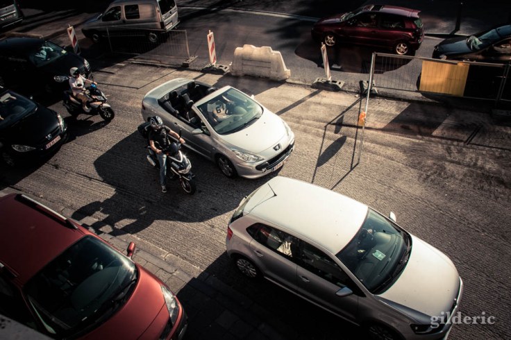 Embouteillage et bouchon à Liège