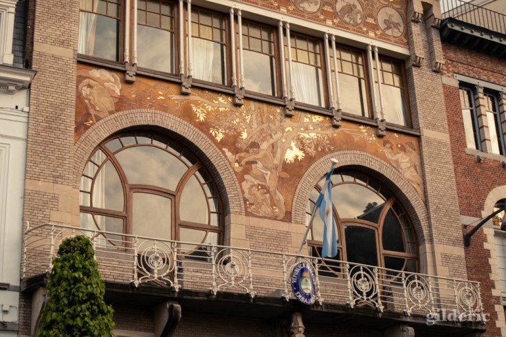 Hôtel Ciamberlani (détail de la façade)