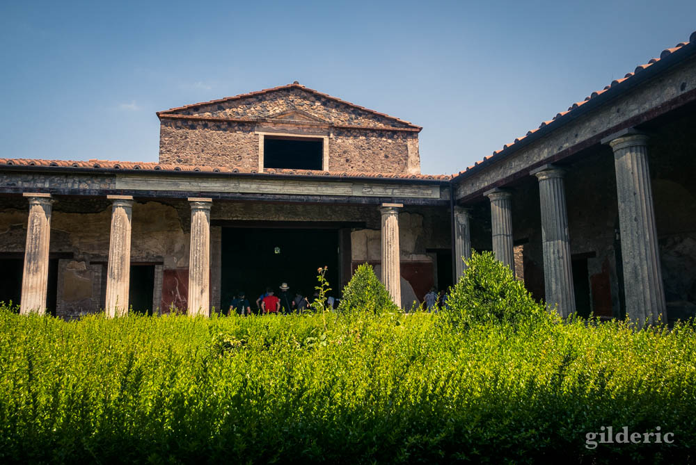 Casa del Menandro (cour intérieure) à Pompéi